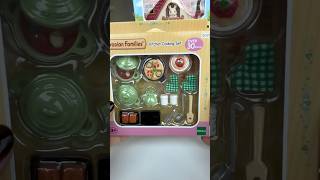 UNBOXING SYLVANIAN FAMILIES KITCHEN COOKING SET 🙈🫖 sylvanianfamilies toyunboxing toys [upl. by Delila]