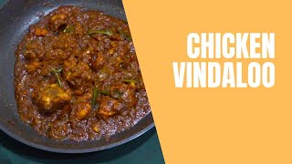 Chicken Vindaloo  Spicy Chicken Recipe [upl. by Nirol]