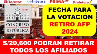 20600 SOLES PARA LOS AFILIADOS AFP LA PROXIMA SEMANA SE ESTARIA APROBANDO EN EL CONGRESO [upl. by Amikat165]