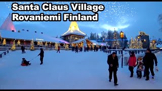 Santa Claus Village in Rovaniemi Finland Lapland [upl. by Ynneg]