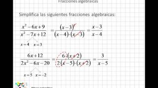 22 Fracciones algebraicas I [upl. by Ahsiya632]