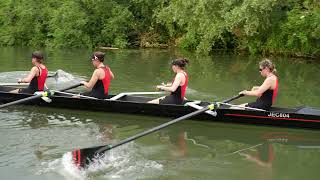 Jesus W1 Division 1 Wednesday Cambridge May Bumps 2024 slow motion [upl. by Trubow]