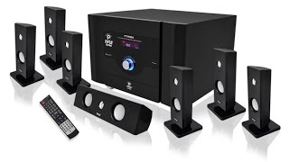 Pyle PT798SBA 71 Channel Home Theater System With Satellite Speakers Center Channel Subwoofer [upl. by Dacey183]