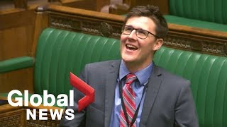 Political blooper MPs Scottish accent baffles British parliamentarian [upl. by Htebasyle538]