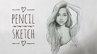 How to draw portrait  learn pencil shading portrait pencil sketch portrait [upl. by Niarbo976]