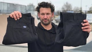 What Are THE BEST Dickies Pants To Skate In [upl. by Shirlene740]