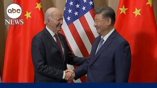 Biden and Xi meet for final facetoface as Trump era looms [upl. by Annaor]