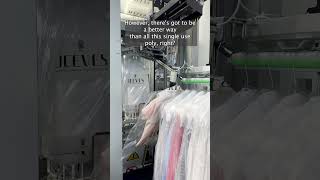 Packaging Automation in Dry Cleaning drycleaning automation [upl. by Groveman]