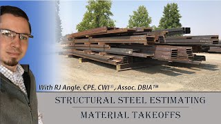 Structural Steel Estimating  Material Takeoffs [upl. by Adnilahs]