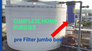 main pipeline jumbo Water Filter in Hindi [upl. by Ardnikal266]