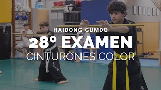 28 examen cinturones color Haidong Gumdo [upl. by Ruprecht]