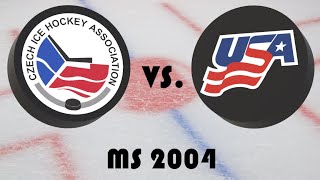 Mistrovství světa v hokeji 2004  Čtvrtfinále  Česko  USA [upl. by Ecyla]