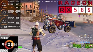 RX 580 8GB  Fortnite Performance Mode  1080p Tested in 2024 [upl. by Kablesh]