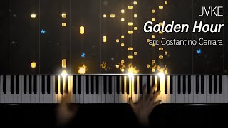 🦋 JVKE  Golden Hour 🦋 EPIC piano arr by Costantino Carrara [upl. by Noami]