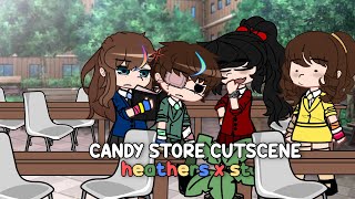 Candy Store CUTSCENE  Heathers x Stranger Things  Gacha  Read desc [upl. by Normalie]