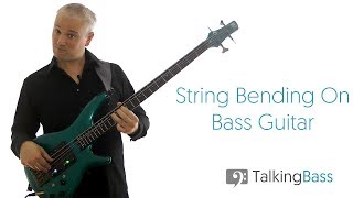 String Bending on Bass Guitar [upl. by Columbyne]