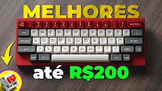 TOP 5 Melhores Teclados Gamer Mecânicos Custo Benefício até R200 Barato para Jogar e Trabalhar [upl. by Eibor714]