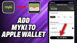 How To Add Myki To Apple Wallet 2024  Quick Help [upl. by Karena]