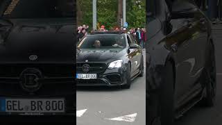 BRABUS 800 E63S AMG Accelerates in front of the police [upl. by Frank]