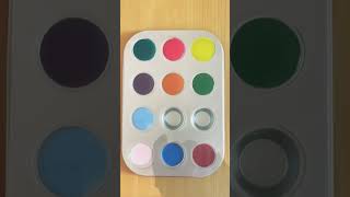 Palette color mixing colormixing paintasmr shorts [upl. by Wake]