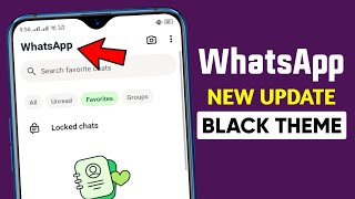 WhatsApp black theme update  WhatsApp upcoming update  WhatsApp choose main color of the app [upl. by Cordelia283]