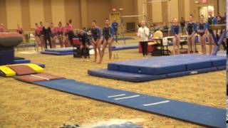 Taylor Newland Universal Gymnasts L10 Vault  2017 JPAC Midwest Showdown [upl. by Roselin]