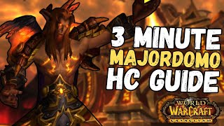 3 Minute Majordomo Staghelm HC Guide Firelands  Cataclysm Classic [upl. by Anelegna165]