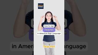 How to sign quotTeacherquot in American Sign Language [upl. by Naam]