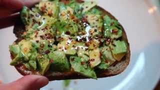 The best way to eat avocado Avocado toast recipe [upl. by Attennyl]