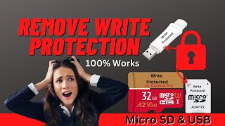 How to Remove Write Protection from USB Drive in Windows [upl. by Bambie]