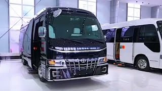 New Toyota Coaster Hiace Deluxe Buses 2024 ElectroMotor Made In Japan 400000 [upl. by Cordova]