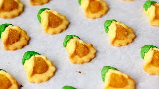 TULIP PINEAPPLE TARTS  Cách làm BÁNH QUY DỨA [upl. by Nhaj]