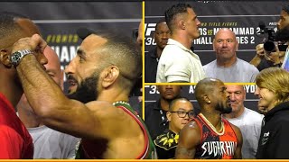 UFC 304 PRESS CONFERENCE REACTION BELAL MIGHT HAVE SCARED LEON PADDY AND KING GREEN HOMIES [upl. by Oam]