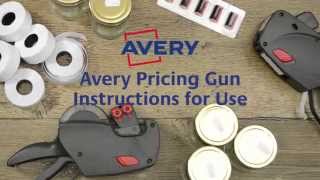 Avery Pricing Gun Instructions [upl. by Aciamaj277]