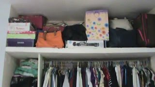 Closet pequeñoideas para organizar que si funcionan [upl. by Ocicnarf136]