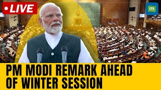 Winter Session Parliament 2024 Live PM Modi Live  PM Modi Parliament Speech Today Live  N18V [upl. by Ekusoyr517]