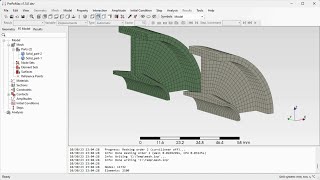 PrePoMax amp CalculiX  Revolved meshes [upl. by Sirkin350]