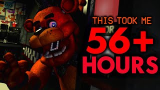 I Beat FNAF But The NIGHT Takes 6 HOURS [upl. by Yrallam]