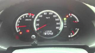 2008 Mazda Premacy 20 S CREW speedometer [upl. by Kowalski311]