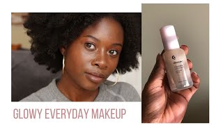 Everyday quotNo Makeupquot Routine ft New Glossier Dark Skin  Damola Akintunde [upl. by Stefanie542]