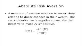 Risk Aversion [upl. by Thomas]