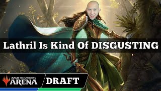 Lathril Is Kind Of DISGUSTING  MTG Foundations Draft  MTG Arena [upl. by Aihsotan]