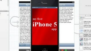 How to Make an iPhone 5 App in Xcode 45 [upl. by Orhtej]