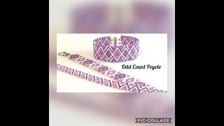 Odd Count Peyote Stack em Up Bracelets [upl. by Aibar]