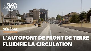 Dakar l’autopont de Front de terre ouvert à la circulation [upl. by Judas]