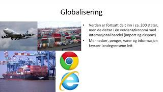 Samfunnsfag  Globalisering [upl. by Cumine]