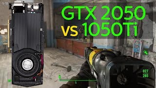 Nvidia GTX 1050 Ti vs GTX 2050 in Fallout 4  ultra settings full HD closed presale test 2018 [upl. by Amrac]