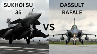 Comparison Between Sukhoi SU 35 VS Dassult RafaleUltra Defence [upl. by Ennaillij]