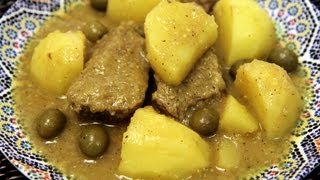 Moroccan Beef Tajine with Potatoes Recipe  CookingWithAlia  Episode 201 [upl. by Tillman]