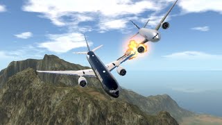 MidAir Collision compilation in SimplePlanes 2 [upl. by Raclima928]